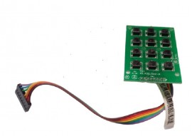 Placa do Teclado para Catraca Telem�tica DP 300 com 12 Teclas.