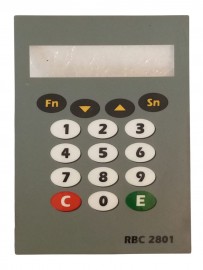 Teclado De Membrana para Catraca Madis RBC 2801 (seminovo).